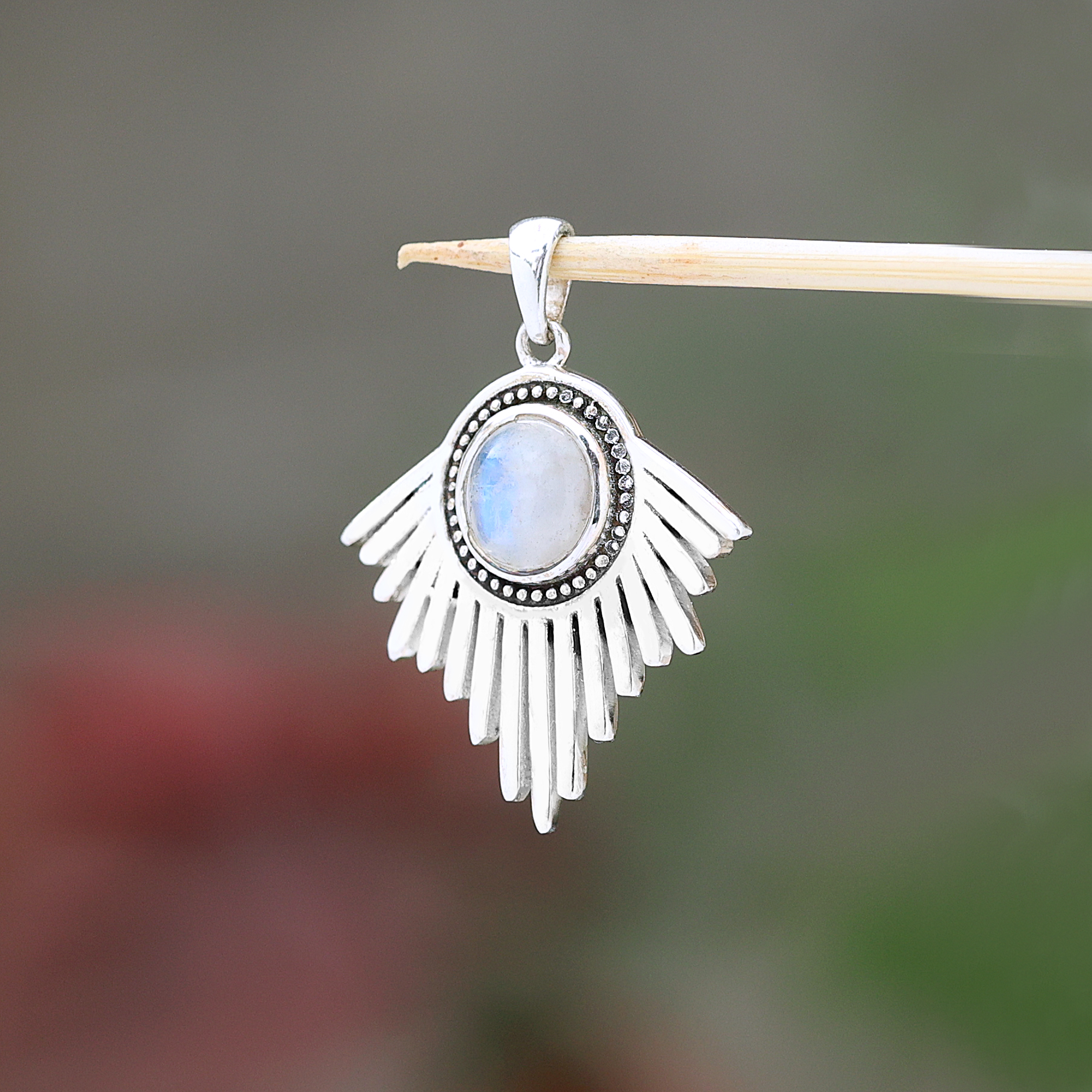 925 Sterling Silver Anniversary Gift Birthday Gift Christmas Gift Easter Gift Gemstone Pendant Gift For Her Graduation Gift Handmade Jewelry Handmade Pendant Moonstone Pendant Rainbow Pendant Silver Jewelry Silver Pendant Women Jewelry Women Pendant