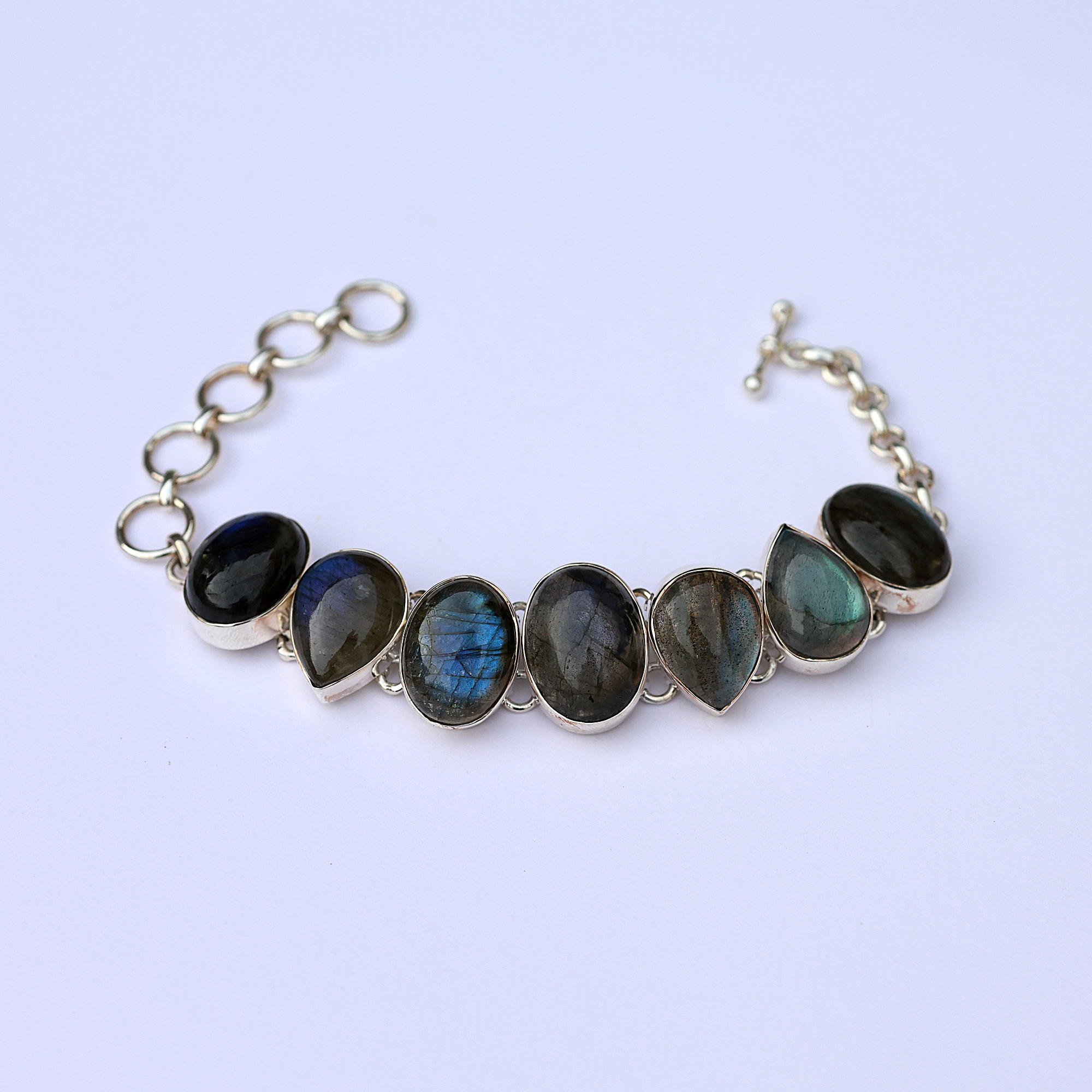 925 Sterling Silver Anniversary Gift Birthday Gift Christmas Gift Easter Gift Gemstone Bracelet Gift For Her Graduation Gift Handmade Bracelet Handmade Jewelry Jewelry For Sale Labradorite Bracelet Silver Bracelet Silver Jewelry Women Bracelet Women Jewelry