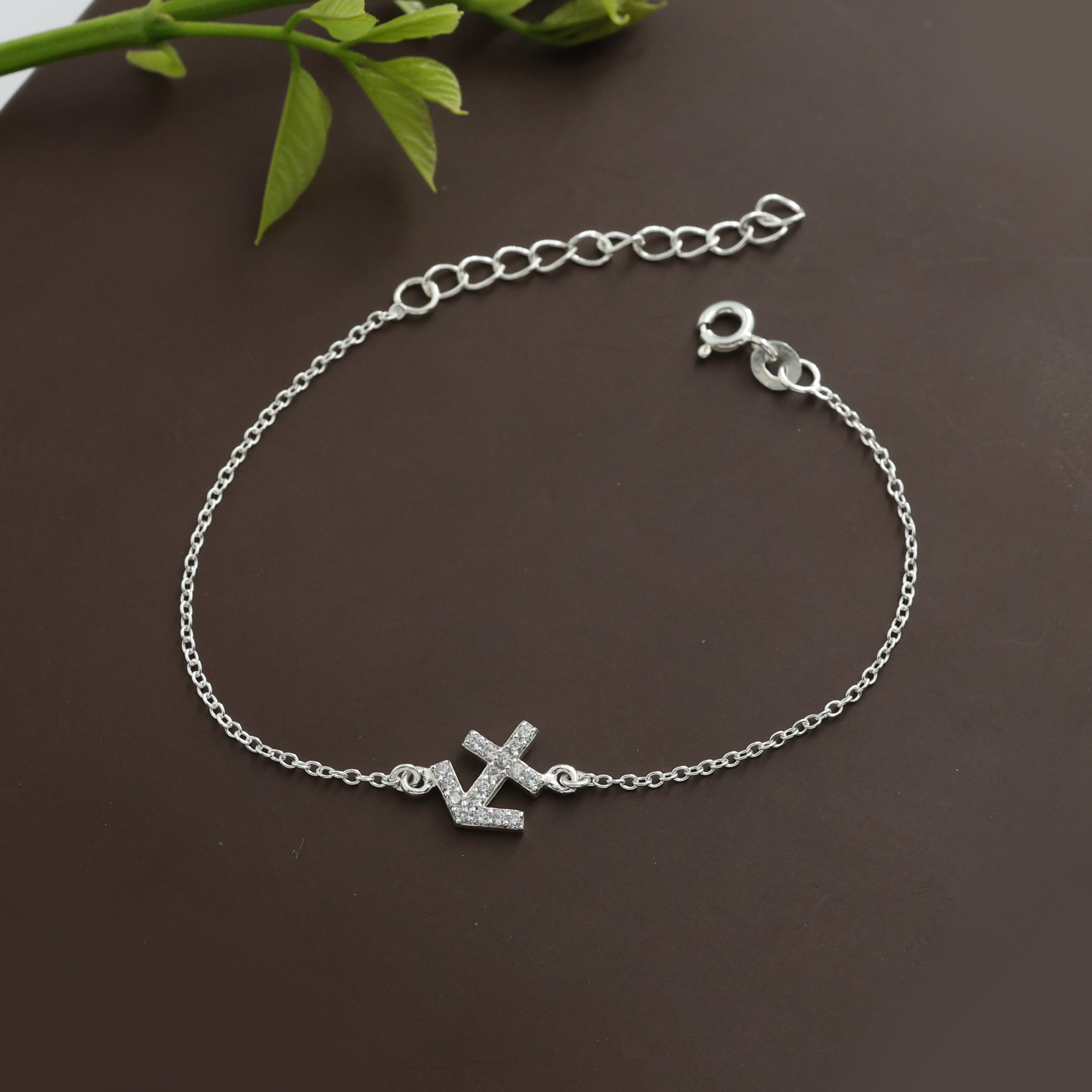 925 Sterling Silver Anniversary Gift Astrological Bracelet Birthday Gift Cubic Zirconia Bracelet Gift For Her Gift For Mom Graduation Gift Handmade Bracelet Silver Bracelet Silver Jewelry Valentines Gift Women Bracelet Women Jewelry Zodiac Sign Bracelet