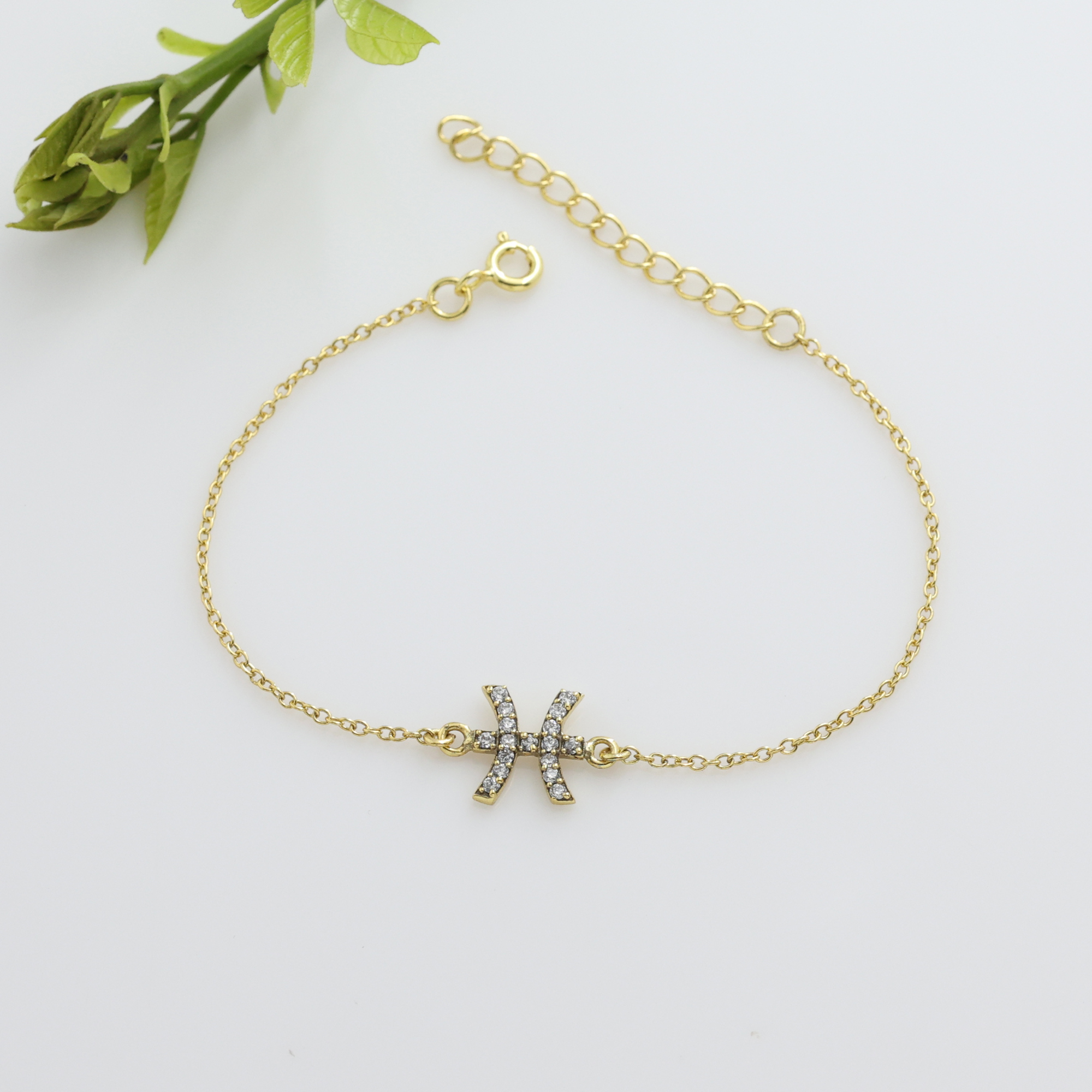 925 Sterling Silver Anniversary Gift Astrological Bracelet Birthday Gift Christmas Gift Cubic Zirconia Bracelet Gift For Her Gift For Mom Handmade Bracelet Handmade Jewelry Housewarming Gift. Pisces Zodiac Sign Bracelet Silver Bracelet Women Bracelet Women Jewelry Zodiac Sign Bracelet