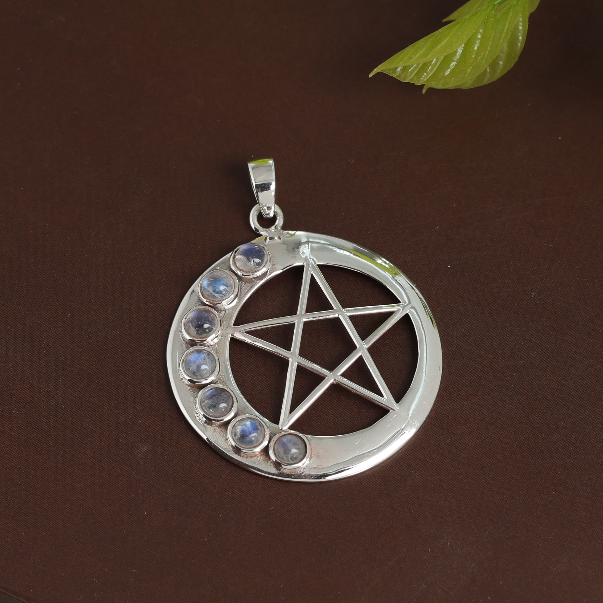 925 Sterling Silver Anniversary Gift Birthday Gift Christmas Gift Easter Gift Gift For Her Gift For Mom Graduation Gift Handmade Jewelry Handmade Pendant Housewarming Gift. Jewelry On Sale Moonstone Pendant Silver Jewelry Silver Pendant Star & Moon Jewelry Star & Moon Pendant Star Pendant Unisex Pendant Woman Jewelry Women Pendant