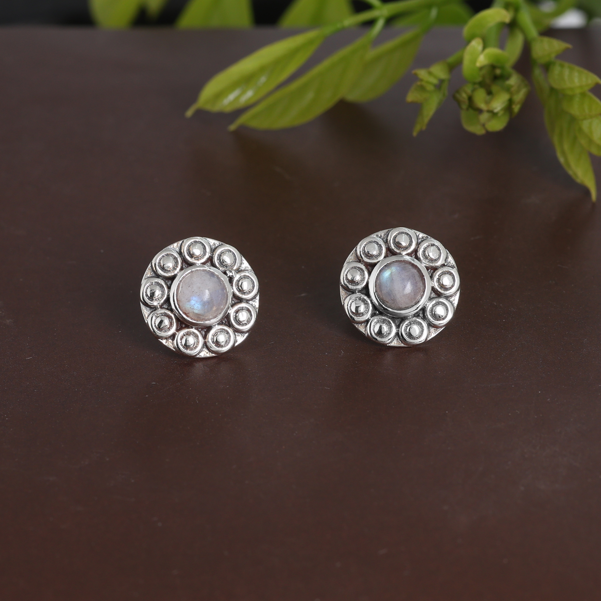 925 Sterling Silver Anniversary Gift Birthday Gift Christmas Gift Easter Gift Gift For Her Graduation Gift Halloween Gift Handmade Earring Handmade Jewelry Jewelry For Gift Jewelry For Sale Moonstone Earring Silver Earring Silver Jewelry Stud Earring Women Earring
