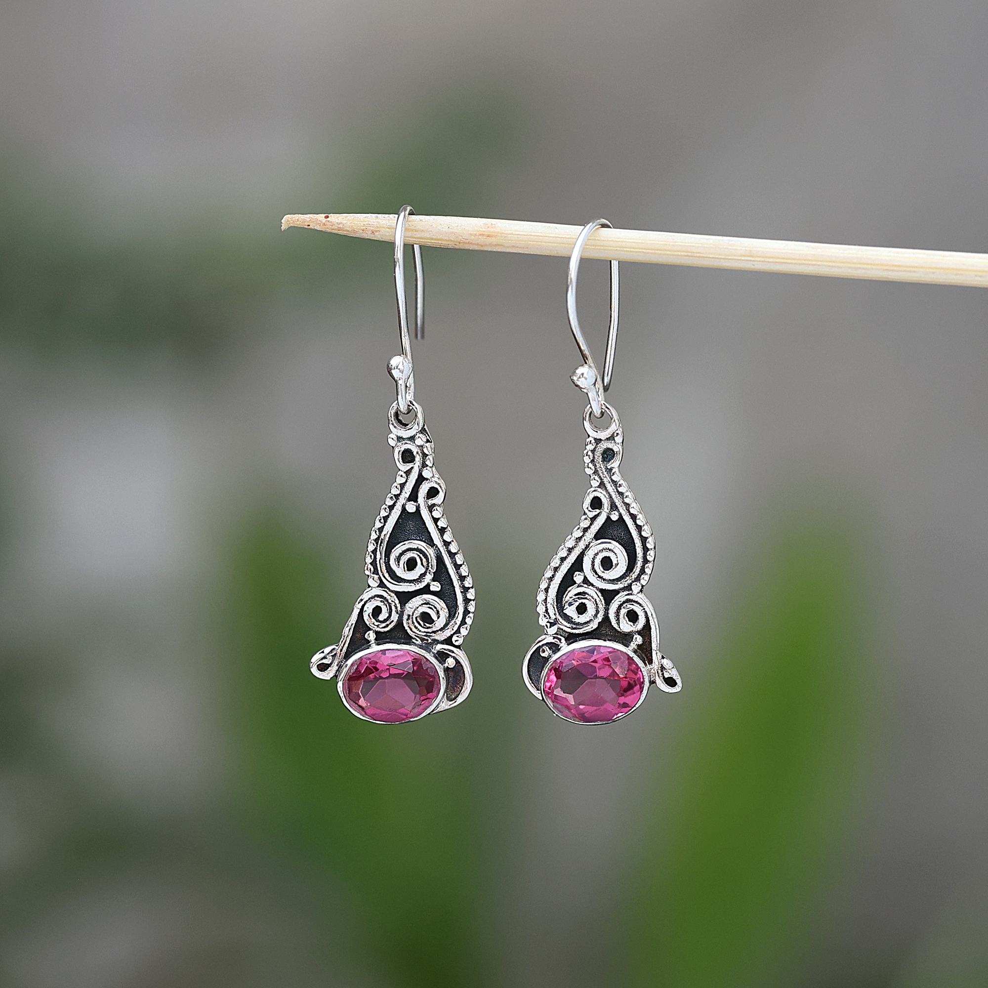 925 Sterling Silver Anniversary Gift Birthday Gift Christmas Gift Gemstone Earring Gift For Her Gift For Mom Gifts For Her Graduation Gift Handmade Earring Handmade Jewelry Housewarming Gift. Jewelry For Gift Jewelry For Sale Pink Topaz Earring Silver Earring Silver Jewelry Women Earring Women Jewelry
