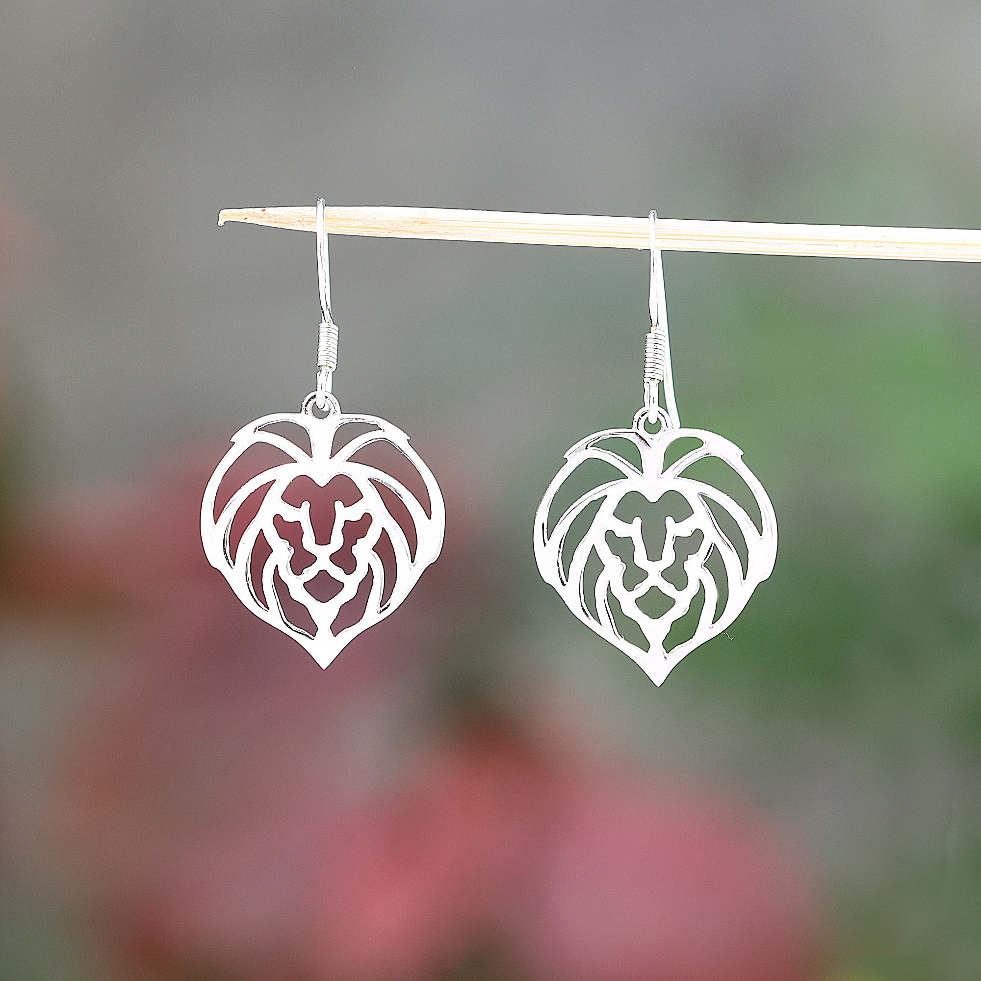 925 Sterling Silver Animal Jewelry Anniversary Gift Birthday Gift Christmas Gift Easter Gift Gift For Her Gift For Mom Graduation Gift Halloween Gift Handmade Earring Handmade Jewelry Housewarming Gift. Jewelry For Gift Lion Face Earring Silver Earring Silver Jewelry Women Earring Women Jewelry