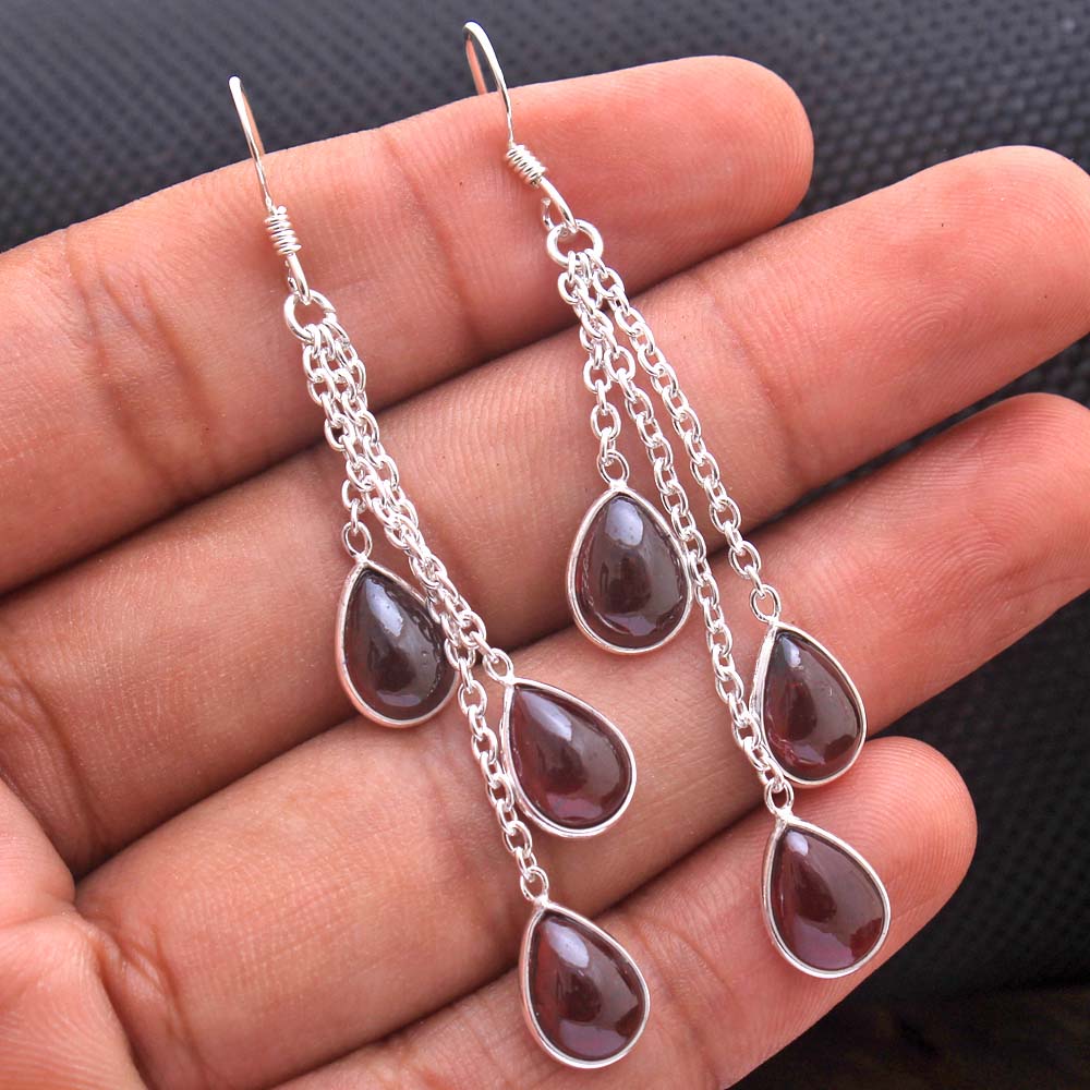 Dangle Earring Healing Jewelry Solid 925 sterling Silver Earrings eBay
