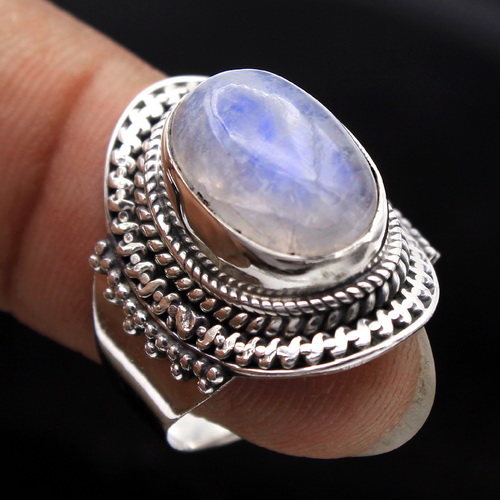 View Oval Moonstone Ring Design Pics