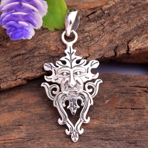 925 Sterling Silver Jewelry Solid Handmade Lion Face Pendant